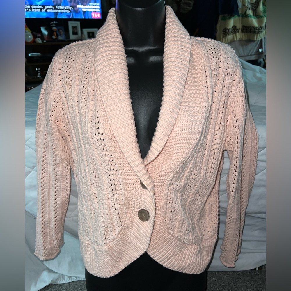 J. Jill Knitted Button Cardigan